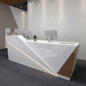 Bancone <span class=keywords><strong>Reception</strong></span> Moderno per <span class=keywords><strong>Ufficio</strong></span>, Design alla Moda per Hotel e Saloni di Bellezza - Product Image 4