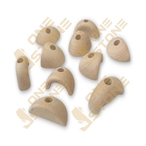 Uso de la pared de escalada Kit de soportes de escalada de madera para los bordes de los peldaños del campus Juggy Wood Grips Brick Pinch Slope & Jug Half Ball Slope - Product Image 4