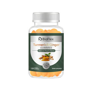 OEM Orgánica Cúrcuma Jengibre Gomitas Suplementos para el apoyo de las articulaciones Suplemento antiinflamatorio Cúrcuma y Jengibre Gomitas - Product Image 1