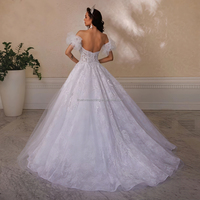 Vente chaude Sexy chérie princesse robe de mariée 2023 perles Appliques à lacets a-ligne robes de mariée Vintage robes de mariée