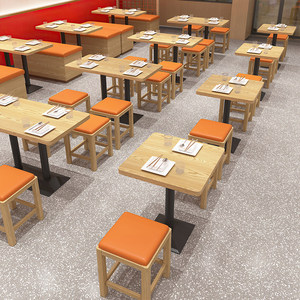 Asientos Curvos Comerciales con Mesa de Mármol y Sillas <span class=keywords><strong>para</strong></span> Cafetería, Restaurante - Product Image 2