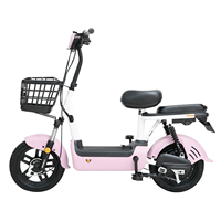 Vélo électrique de ville à grande vitesse et longue autonomie avec moteur arrière 48V 350W et batterie au lithium – Prix usine