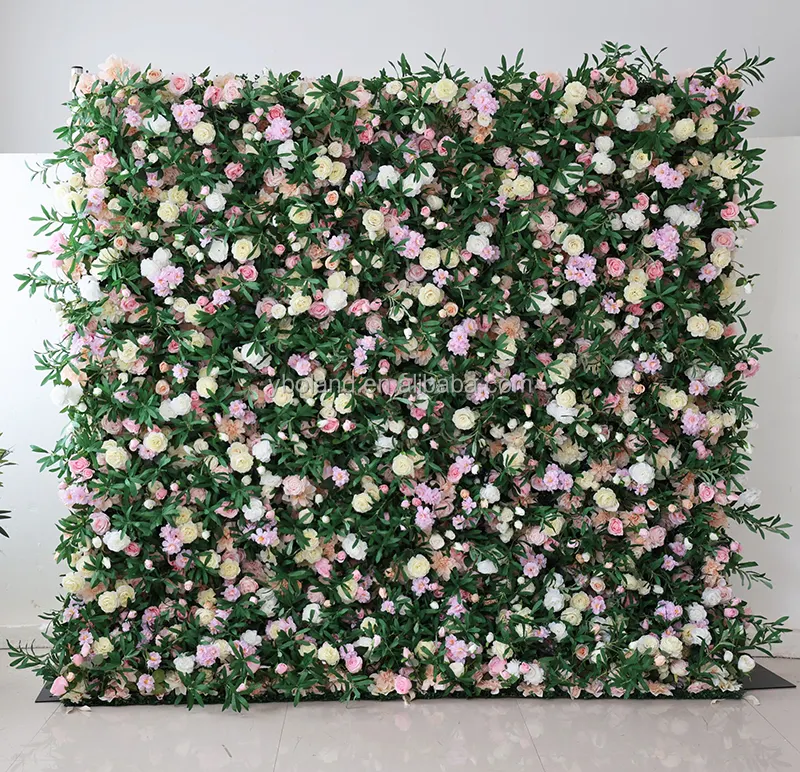 K223 Yboland hot sales artificial greenery backdrop event decoration wisteria flower arrangements for hotels flower wall