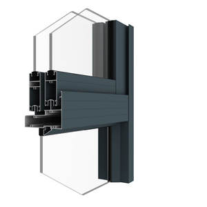 Système de fenêtres coulissantes et battantes en aluminium Xf55 6063 T5, conception d'ouverture hybride pour villa et appartement haut de gamme - Product Image 2