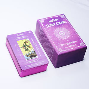 Personalized Full-Size Original Rider for Waite Tarot Deck in Gold Leaf All-Inclusive Manual <strong>Book</strong> for Family Use Available Nero - Product Image 2