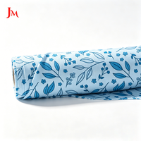 Tissu en voile de coton biologique tissé de haute qualité, imprimé, motif floral uni, pour la confection de vêtements