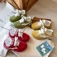 Chaussures de sport pour enfants printemps-été en maille, nouvelles chaussures Forrest Gump pour filles à semelle souple et fermeture montante à la cheville