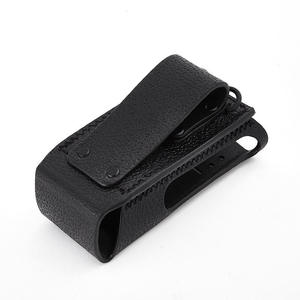 PMLN5839A Hard Leather Carry Case with Fixed Belt Loop for Non-Display Radio DP4401E DP4400E Motorola Two-way Radio Long Range - Product Image 4
