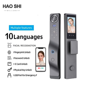 Tuya wifi thông minh vân tay khóa cửa an ninh kỹ thuật số điện điện tử xử lý cho cửa gỗ inteligentes phím - Product Image 4