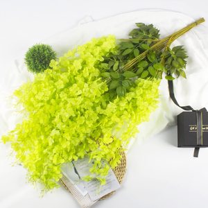 Fleurs artificielles de glycine, bouquet en soie blanche, 30cm-190cm, décorations de plafond pour mariage, accessoires d'extérieur pour la maison - Product Image 5