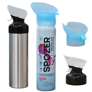Bouteille d'oxygène portable haute pression en aluminium avec masque en plastique - Product Image 1
