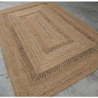 Premium Runner Rug 100% Natural Jute Braided Handmade Carpet Rustic Modern Look Area Rug Handmade Customize Rugs Available