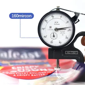 Custom Printed <strong>Vacuum</strong> Fish Chicken Frozen Food Packaging 3 Side <strong>Seal</strong> Plastic <strong>Bags</strong> with Logos - Product Image 5