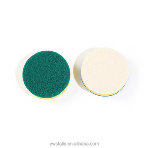 Oem ODM nhà bếp cọ rửa Pad bọt xốp vòng hình dạng làm sạch Scrubber tùy chỉnh bọt biển & cọ rửa miếng đệm - Product Image 1