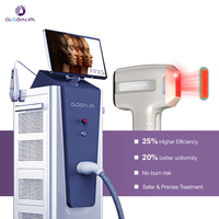 Machine d'épilation au laser à diode avancée, 4 longueurs d'onde 755nm 808nm 940nm 1064nm, détection des poils par IA pour salons de beauté professionnels
