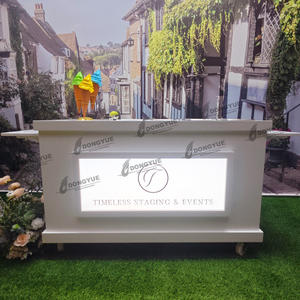 Chariot en bois personnalisé pour vendeurs de rue Chariot mobile pour snack Chariot de nourriture pliable avec boîte à lumière LED - Product Image 2