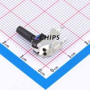 GT-TC102B-H145-L1 Tactile Switch Through hole,6.1x6.1mm Switch Single Pole Single Throw Round Button 2.5N Right Angle Insert - Product Image 2