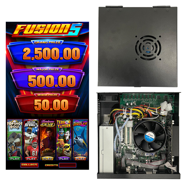 MAKER New Arrival Pcb Board Fusion 5 5 in 1 Offshore Angler Top Shot Golf Multiple Games Motherboards for Skill Game Machine