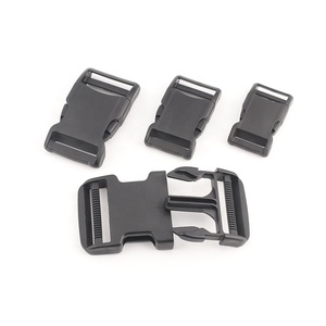 Custom Flat Dual Adjustable Side Release Plastic Buckle Military for Webbing/Bag/Belt