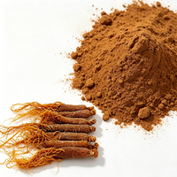 Extrait de Ginseng Rouge en Poudre Ginsénosides 5%-80% Extrait Végétal en Vrac Matière Première Botanique Naturelle Fournisseur