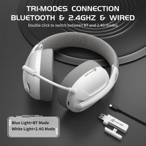 Auriculares Inalámbricos para Juegos ATTACK SHARK L80PRO, Auriculares Ligeros <span class=keywords><strong>con</strong></span> Baja Latencia de 20ms, 3 Modos, Batería de 300mAh para Juegos - Product Image 2