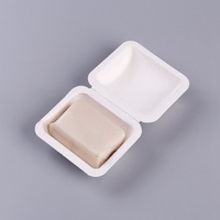 Brand Custom Clamshell Liquid Soap Packaging Molded Pulp Soap Box Daily Use Packaging Box Soap Pulp Packaging
