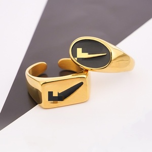 Low Price Stocked Hip-Hop Couple <strong>Rings</strong> - Personalized, Fashionable, Retro, <strong>Statement</strong> Finger <strong>Rings</strong> for Couples, Party Lovers - Product Image 6