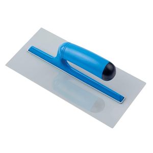 Spatola per intonaco 28x12 cm con lama in acciaio e manico ergonomico in ABS, spatola americana per levigatura - Product Image 1