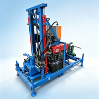 Foreuse mobile de puits d'eau de 200 m, économique et portable, prise en charge OEM ODM, prix de gros direct usine