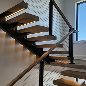 Système de balustrade <span class=keywords><strong>en</strong></span> câble d'aluminium et d'acier inoxydable <span class=keywords><strong>en</strong></span> promotion, <span class=keywords><strong>kit</strong></span> de balustrade <span class=keywords><strong>en</strong></span> câble métallique durable pour escalier extérieur, terrasse, balcon, patio - Product Image 4