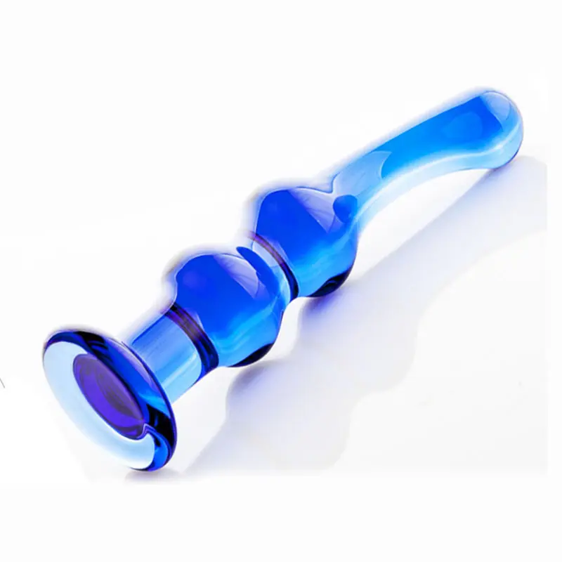 Glass Dildo Penis Crystal Anal Beads Butt Plug Glass Dildo For Women