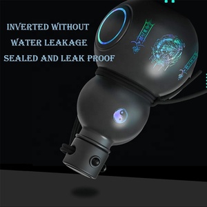 Draagbare Verdikte Tritan Kalebas Waterfles Sport Vaatwasser Veilig Infuser Gecoate Sport Black Myth Cup - Product Image 2