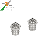 Connecteur de tuyau hexagonal SS316 usiné CNC de précision, raccord rapide fiable pour l'entretien des boucles de refroidissement liquide