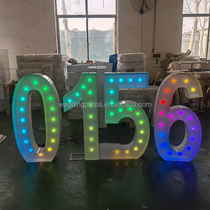 ป้ายไฟ LED ขนาดใหญ่0ถึง<span class=keywords><strong>9</strong></span>สำหรับตกแต่งรถยนต์4ft กำหนดเองได้สัญลักษณ์ LED ขนาดใหญ่สำหรับงานแต่งงาน - Product Image 4