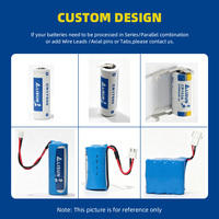 Long Life CR17450 Primary Lithium Battery 3V 2000mAh Non Rechargeable for ETC System PLC Memory Backup