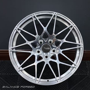 ล้อฟอร์จสีเงินขัดเงาขนาด 18 19 20 21 22 นิ้ว 5x120 5x114.3 5x112 แบบ Beadlock รุ่น 666M สำหรับ M2 M3 M4 F80 F82 F87 M - Product Image 3