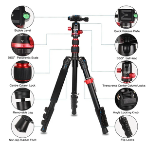 Trépied d'appareil <span class=keywords><strong>photo</strong></span> professionnel Zomei M8 pour vidéo numérique Dslr aluminium <span class=keywords><strong>Photo</strong></span> trépied professionnel trépied photographique <span class=keywords><strong>monopode</strong></span> - Product Image 3