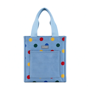Bolsa de Almuerzo Infantil Aislada, Ecológica, Ligera y Portátil, de Gran Capacidad, con Forro de Lana Perlada, Cierre de Cremallera Impermeable y Ajustable - Product Image 1