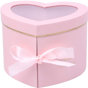 INUNION Tanabata Nuova Scatola per Fiori con Finestra Panoramica in PVC, Scatola Regalo Gigante a Forma di Cuore, Composizione Floreale di Rose, Scatola per Fiori Conservati - Product Image 6