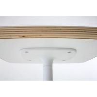 Tavolo Alto BLOOM Design BL00B Bianco/Nero per Interni, Casa, Caffè, Ristorante, Cantina, Eventi, Spazi Commerciali