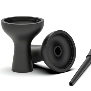 Cazoleta de Silicona Negra para Narguile, 7 Orificios, Ecológica, Duradera, Tipo Libre para Fumar Shisha - Product Image 3