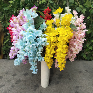 Fleurs artificielles en soie mélangée, 108 cm, décoration de mariage réaliste - Product Image 4