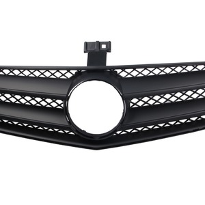 Mercedes-Benz C-Class W204 Coupe <b>Grille</b> <b>Mesh</b> Modification Black ABS Plastic Bumper Front <b>Grille</b> - Product Image 1