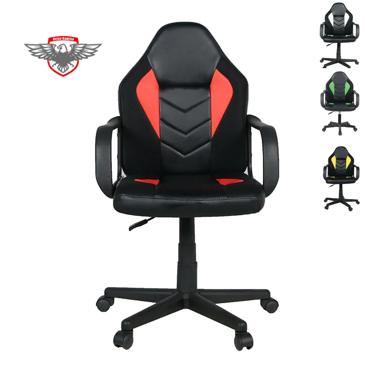 Promotion Price Adjustable Height Revolving Kids Game Chair Leather Soft Home Office Chairs Swivel Desk Gaming Chair