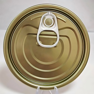 300 #   Couvercles de boîtes de conserve EOE à ouverture facile <span class=keywords><strong>en</strong></span> émail blanc chromé de 72,9 mm pour pâte de tomate <span class=keywords><strong>en</strong></span> conserve - Product Image 2