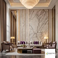 Panneau UV décoratif imperméable d'ardoise de marbre de PVC 1220*2440 pour le panneau de mur de décoration intérieure pour le plastique d'appartement d'hôpital 3mm