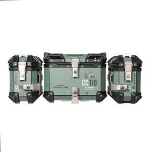 Pour <span class=keywords><strong>Honda</strong></span> CC110 PG-1, sacoches latérales en aluminium 36L/<span class=keywords><strong>45L</strong></span>, coffre supérieur 3 pièces, sacoches de selle de moto avec autocollants - Product Image 5