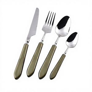 Reusable Customized Modern Luxury Stainless Steel Spoon and Fork Cutlery Set for Party Use - Product Image 3