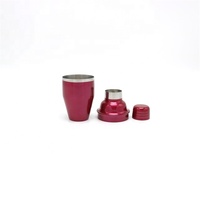 Professionnel 8oz 250ml Mini Rose Rose Rouge Teinté Barman Mixologie Outil Cocktail Martini Mojito Boissons Mélange Cordonnier Shaker