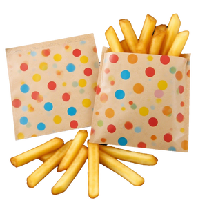 Sac à pâtisserie sulfurisé jetable personnalisé sacs cirés emballage Sandwich Cookie pop-corn sac en papier crêpe de qualité alimentaire - Product Image 5